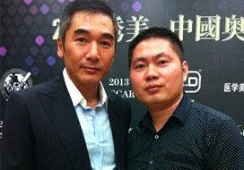 广州富联与明星合影