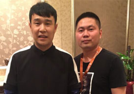 广州富联与明星合影