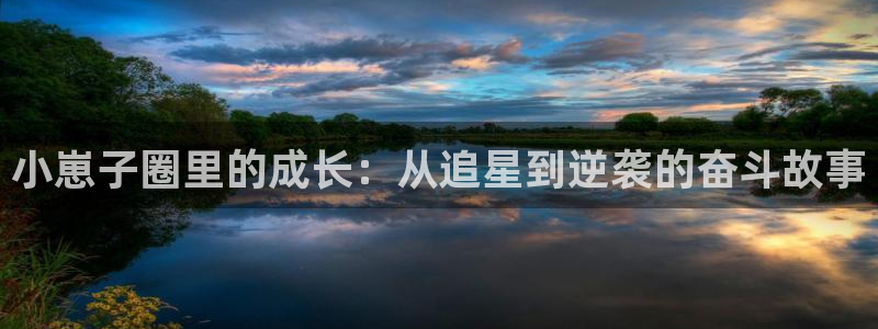 富联娱乐：小崽子圈里的成长：从追星到逆袭的奋斗故事